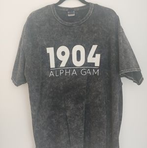 Alpha Gamma Delta acid wash Tshirt